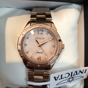 Invicta Womens Celestial Rosegold Watch